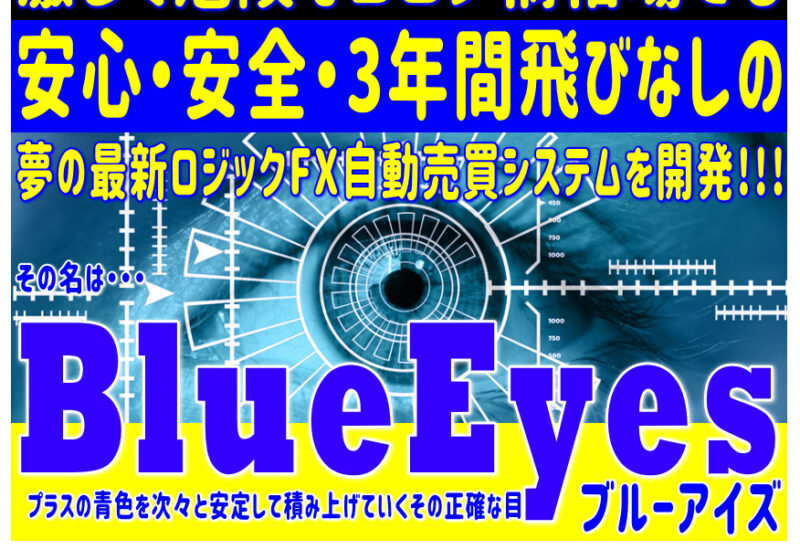 FX自動売買システム「BlueEyes」　株式会社オタケン 大田賢二　どうなの？
